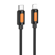 Кабель Type-C - Apple lightning Borofone BX114 PD 27W 100см 3A  (black)