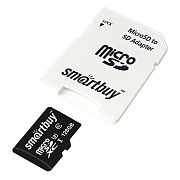 Карта флэш-памяти MicroSD 128 Гб Smart Buy +SD адаптер Pro seria UHS-1 U3