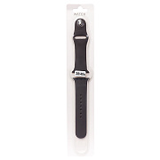 Ремешок - ApW Sport Band Apple Watch 38/40/41 mm силикон на кнопке (L) (choco)