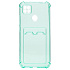Чехол-накладка - SC278 с картхолдером для "Xiaomi Redmi 9C" (green) (205997)