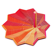 Антистресс игрушки - 3D Пирамида 15см (red/coral)