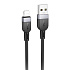 Кабель USB - Apple lightning Hoco X109 12W 100см 2,4A  (black)