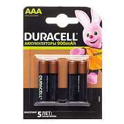 Аккумулятор AAA Duracell HR03 (850/900) mAh (4-BL) (4/40/15000) 