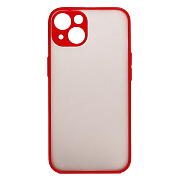 Чехол-накладка - PC041 для "Apple iPhone 14" (red/black)