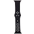 Ремешок - ApW Sport N Apple Watch 38/40/41 mm силикон на кнопке (S) (black)