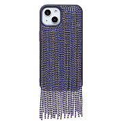 Чехол-накладка - PC095 POSH SHINE для "Apple iPhone 14/iPhone 13" кристальный водопад (blue titanium) (237181)