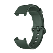 Ремешок - WB13 Xiaomi Redmi Watch 2 Lite силикон на кнопке (регулируемый) (dark green)