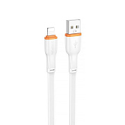 Кабель USB - Apple lightning Borofone BX118 Esplendido 12W 100см 2,4A  (white)