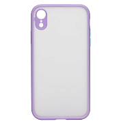 Чехол-накладка - PC041 для "Apple iPhone XR" (light violet/white)