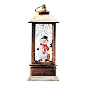 Новогодний фонарь - Снеговик (S) (multi color) (238428)