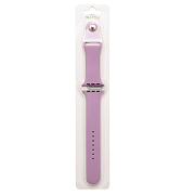 Ремешок - ApW Sport Band Apple Watch 42/44/45/49 mm силикон на кнопке (L) (light violet)