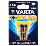 Батарейка AAA Varta LR03 LONGLIFE (2-BL) (20/100) 