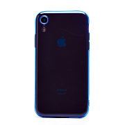 Чехол-накладка - SC344 для "Apple iPhone XR" (transparent/blue) (232070)