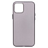 Чехол-накладка - PC091 для "Apple iPhone 12 Pro Max" (matte transparent/black) (232331)