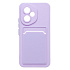 Чехол-накладка - SC337 с картхолдером для "Honor 400 Global" (light violet) (240633)