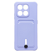 Чехол-накладка - SC304 с картхолдером для "Honor X7d 5G" (light violet) (241708)