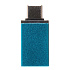 Переходник USB (м) - Type-C (п) - 4см (blue)