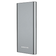 Внешний аккумулятор Borofone BT19A 15000mAh Micro/USB*2 (metal grey)