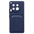 Чехол-накладка - SC337 с картхолдером для "Tecno Camon 30 4G" (dark blue) (231078)