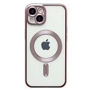 Чехол-накладка - SM027 SafeMag для "Apple iPhone 14" (pink) (232362)
