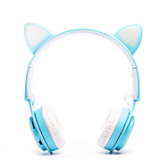 Bluetooth-наушники полноразмерные - Cat X-72M (light blue)