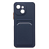 Чехол-накладка - SC337 с картхолдером для "Tecno Spark 40C" (dark blue) (241448)
