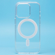 Чехол-накладка - SM006 SafeMag для "Apple iPhone 14 Pro" (прозрачный)