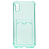Чехол-накладка - SC278 с картхолдером для "Xiaomi Redmi 9A/Redmi 9i" (green) (205992)