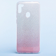 Чехол-накладка - Glamour для "Samsung SM-A115 Galaxy A11/SM-M115 Galaxy M11" (rose/silver)