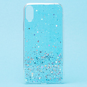 Чехол-накладка - SC223 для "Apple iPhone X/iPhone XS" (light blue)