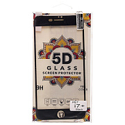 Защитная пленка изогнутая Glass PET 5D для "Apple iPhone 7 Plus/iPhone 8 Plus" (black)