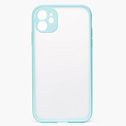 Чехол-накладка - PC041 для "Apple iPhone 11" (light blue/white)
