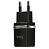 Адаптер Сетевой Hoco C12 2USB 2,4A/12W (black)