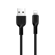 Кабель USB - Apple lightning Hoco X20 Snowy Spirit  300см 2,4A  (black)