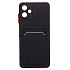 Чехол-накладка - SC337 с картхолдером для "Samsung Galaxy A06" (black)
