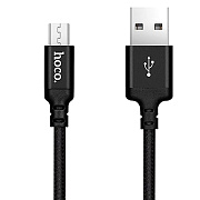 Кабель USB - micro USB Hoco X14 Times Speed 10W 200см 2A  (black)