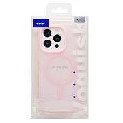 Чехол-накладка - SM042 SafeMag для "Apple iPhone 16 Pro" (light pink) (243361)