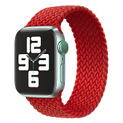 Ремешок - ApW14 Apple Watch 42/44/45/49 mm текстиль (M) (red)