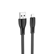 Кабель USB - Apple lightning Borofone BX85 12W 100см 2,4A  (black)