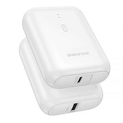 Внешний аккумулятор Borofone BJ81 10W (5V/2A) 5000mAh Type-C/USB (white)