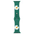 Ремешок - ApW01 Apple Watch 38/40/41 mm силикон (001) (green)