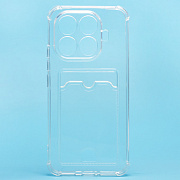 Чехол-накладка - SC276 с картхолдером для "Xiaomi 15T Pro" (transparent) (242325)