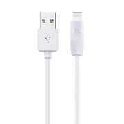 Кабель USB - Apple lightning Hoco X1 Rapid  300см 2,4A  (white)