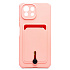 Чехол-накладка - SC304 с картхолдером для "Xiaomi Mi 11 Lite/Mi 11 Lite 5G/11 Lite 5G NE" (light pink) (208772)