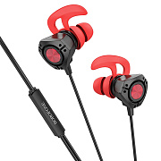 Проводные наушники с микрофоном внутриканальные Borofone BM81 Jack 3,5  (black)