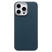 Чехол-накладка Cellis SM009 POSH KEVLAR для "Apple iPhone 16 Pro Max" (dark blue)