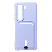 Чехол-накладка - SC304 с картхолдером для "Infinix Hot 50 4G" (light violet) (237576)