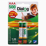 Аккумулятор AAA Dialog HR03 (2-BL) Ni-MH 500 mAh