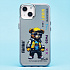 Чехол-накладка - PC092 для "Apple iPhone 13/iPhone 14" (мишка) (transparent)