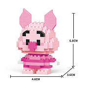 Конструктор - Пятачок (pink)